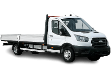Van Hire Ashton-under-Lyne - White Ford Transit Dropside Van - Van hire Ashton-under-lyne